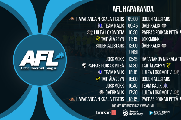 AFL Haparanda Matchprogram